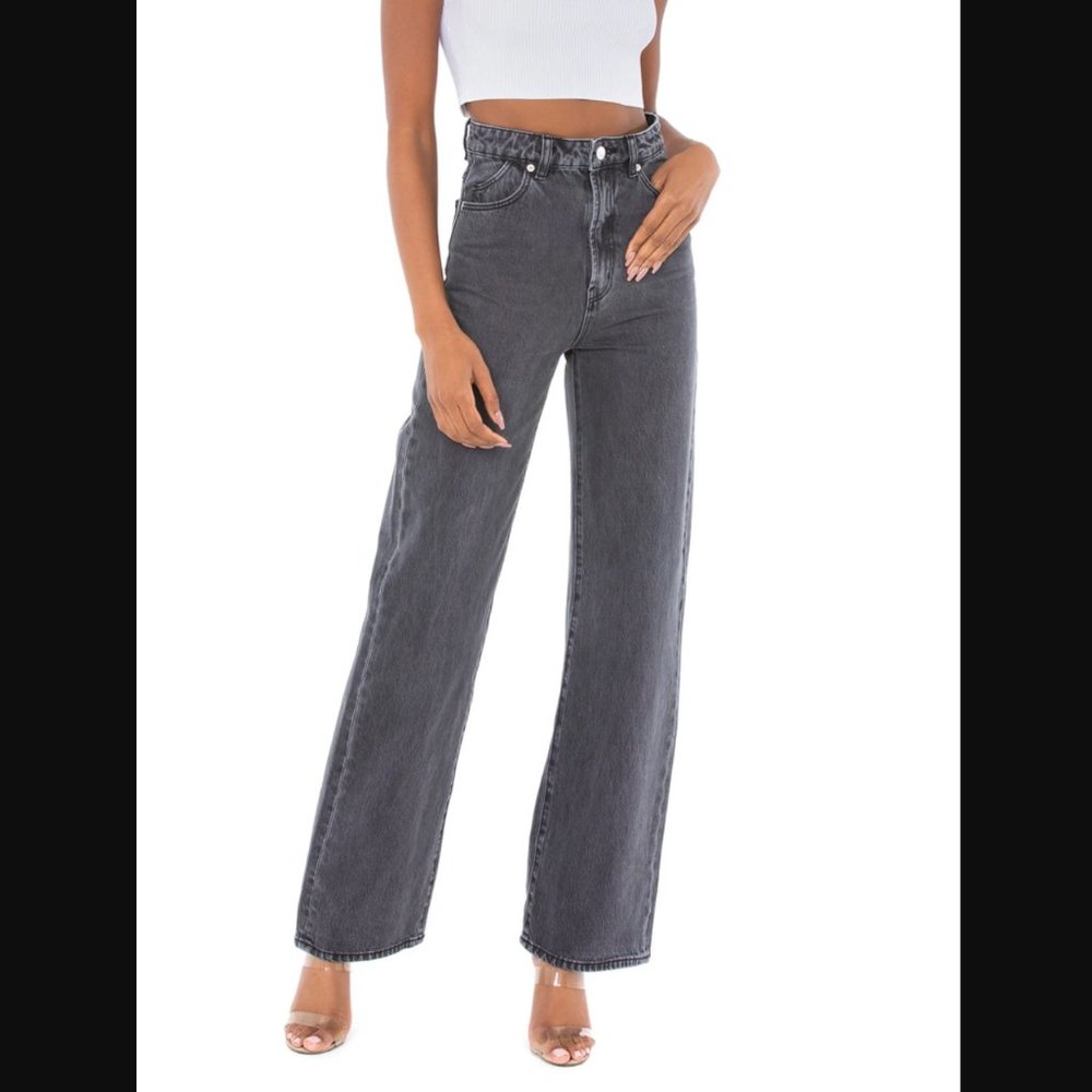 NWT ROLLA'S Jeans - Wide Leg Heidi Jeans Vintage Black - Size 26